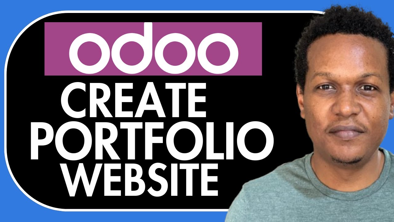 HOW TO CREATE PORTFOLIO WEBSITE USING ODOO