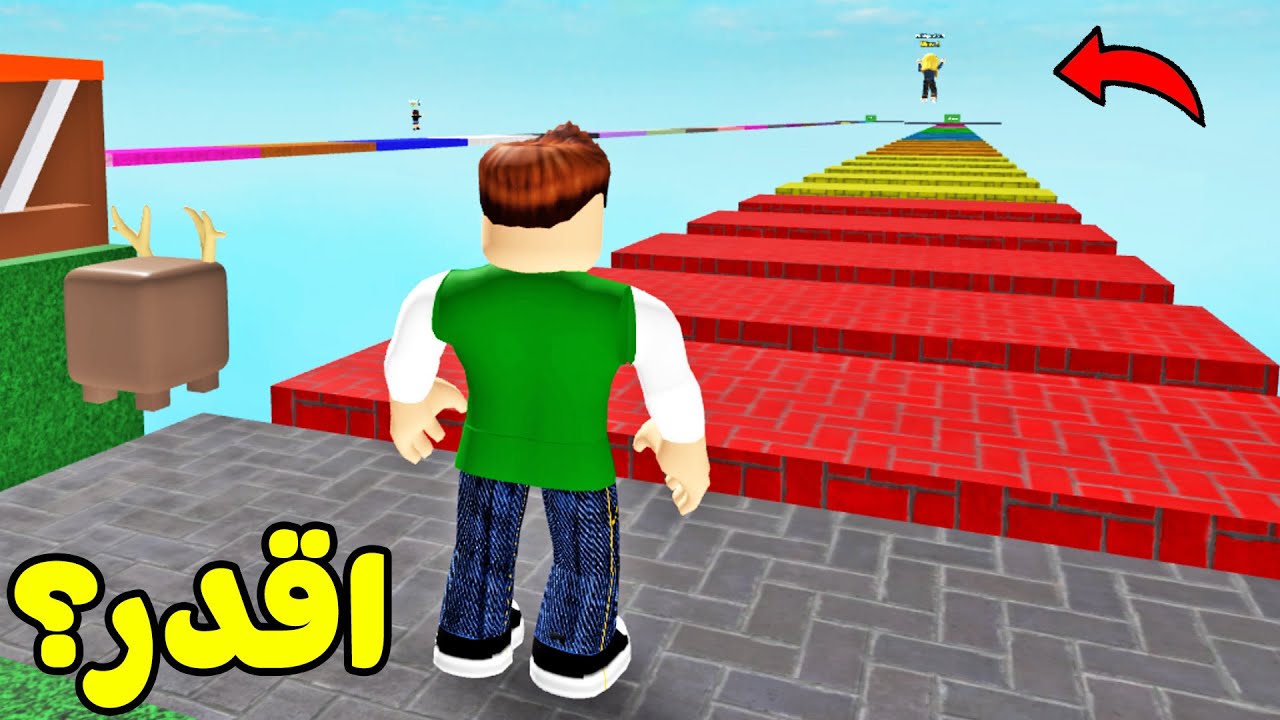 من سرعة النوب الى اسرع رجل في العالم لعبة roblox !! 😱