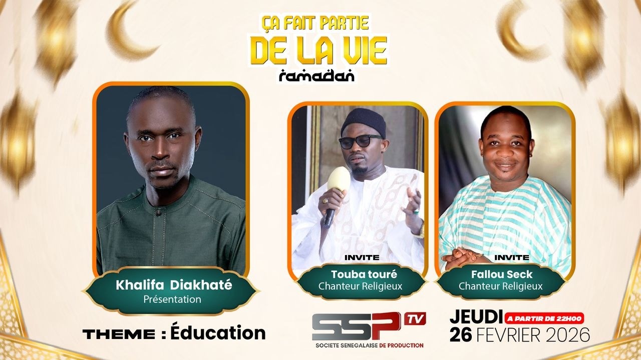 🚨LIVE SSP : ÇA FAIT PARTIE DE LA VIE – RAMADAN:  PR KHALIFA FAYE DIAKHATTE - 26 Février 2026