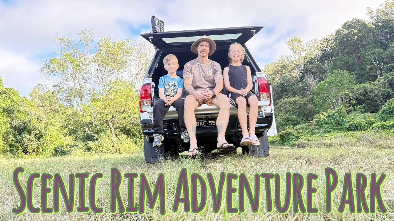 First time on a 4WD track - scenic rim adventure park - HILUX SR N80