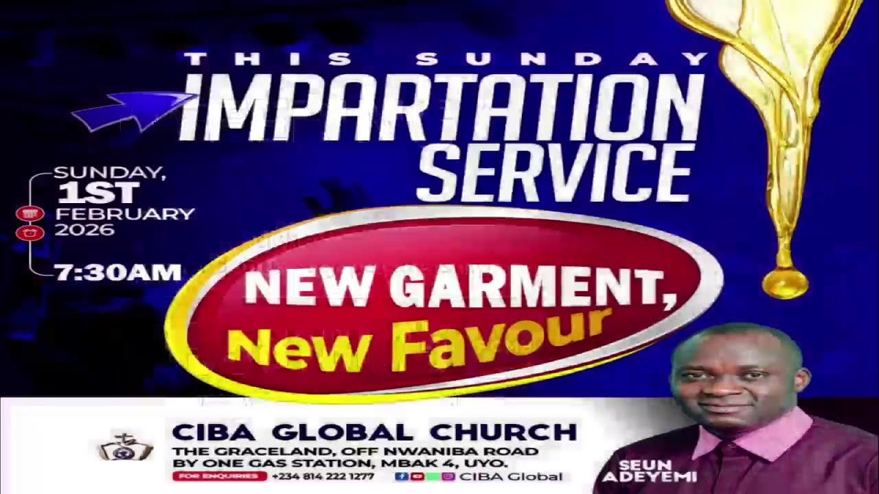 Welcome to CIBA Sunday Service | Praise Banquet | The Name Of The Lord | 25th January, 2026