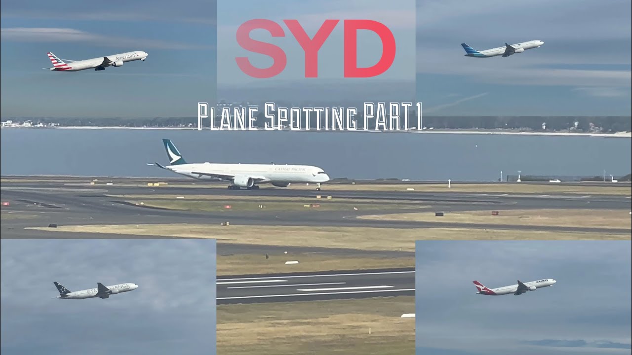 10 MINUTES PLANE SPOTTING AT SYDNEY