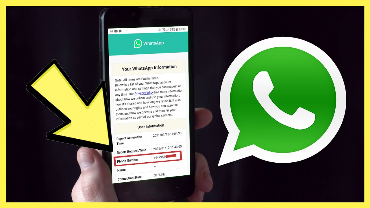 Запросить информацию об аккаунте в WhatsApp #Shorts