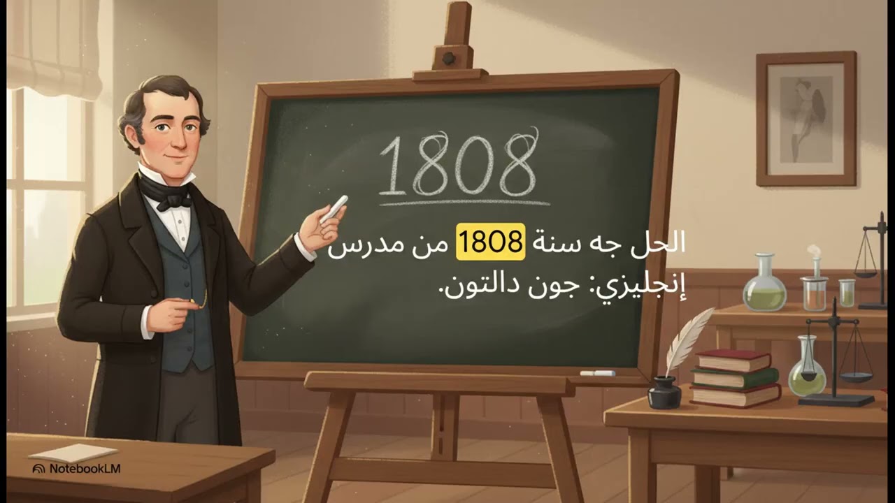 الوحدة الثالثه الفصل 3 1الذرة  من فكرة فلسفية لنظرية علUnit 3 Section 3 1 The Atom From Philosophica