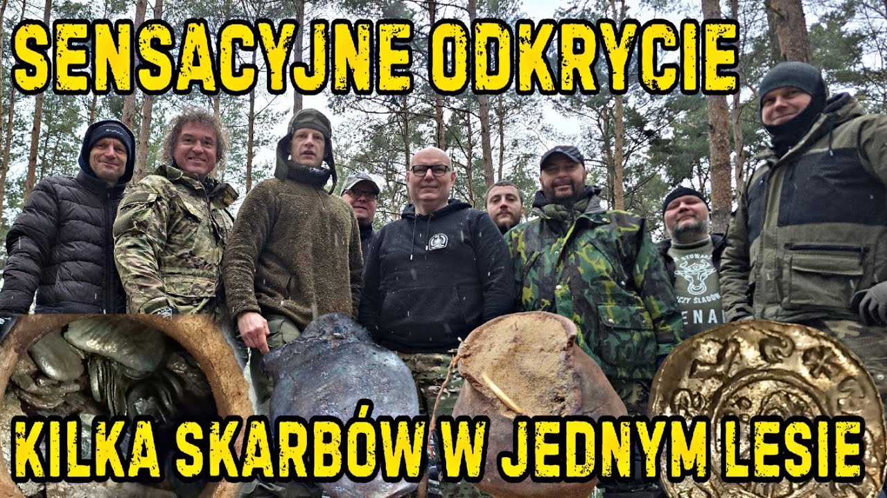 Sensacyjne odkrycie w lesie - ekipa Denara odkrywa kilka skarbów 