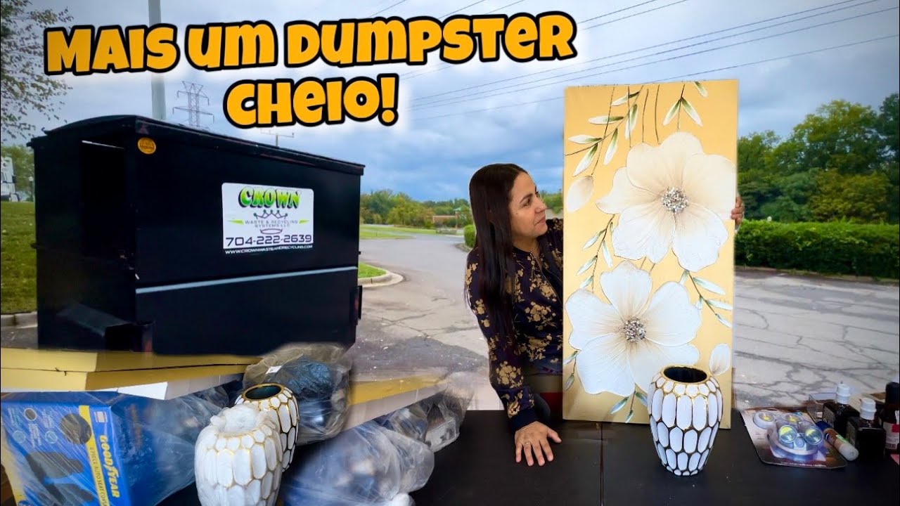 Mais um dumpster cheio dos Estados Unidos!🇺🇸