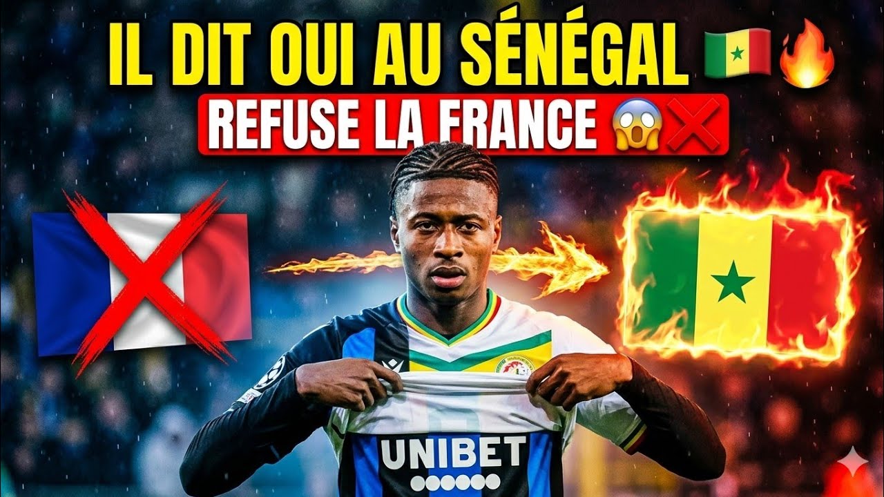 🚨 OFFICIEL : Mamadou Diakhon CHOISIT LE SÉNÉGAL 🇸🇳 et REFUSE la FRANCE 😱🔥