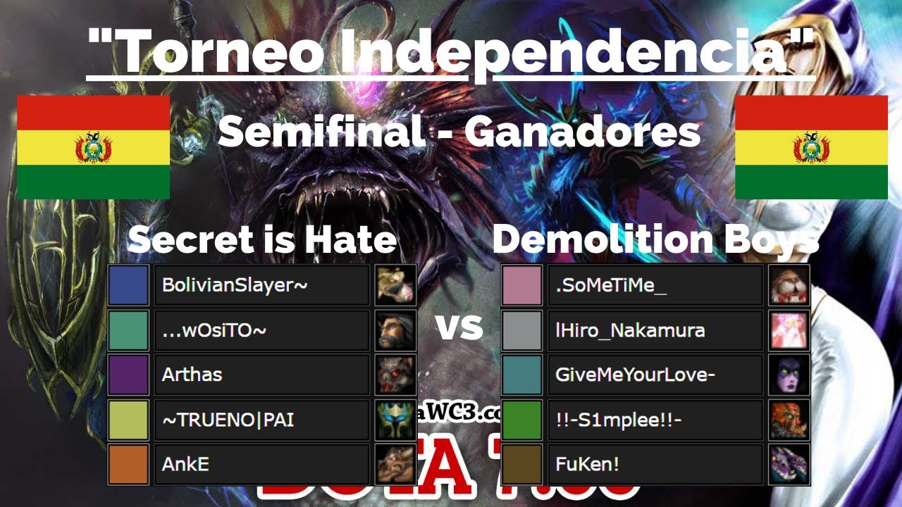 Secret is Hate vs Demolition Boys || Semifinal || Independence Tournament 2020 || Dota RGC