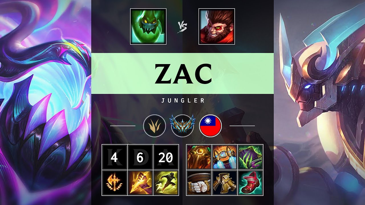 Zac Jungle vs Wukong - TW Challenger Patch 25.15