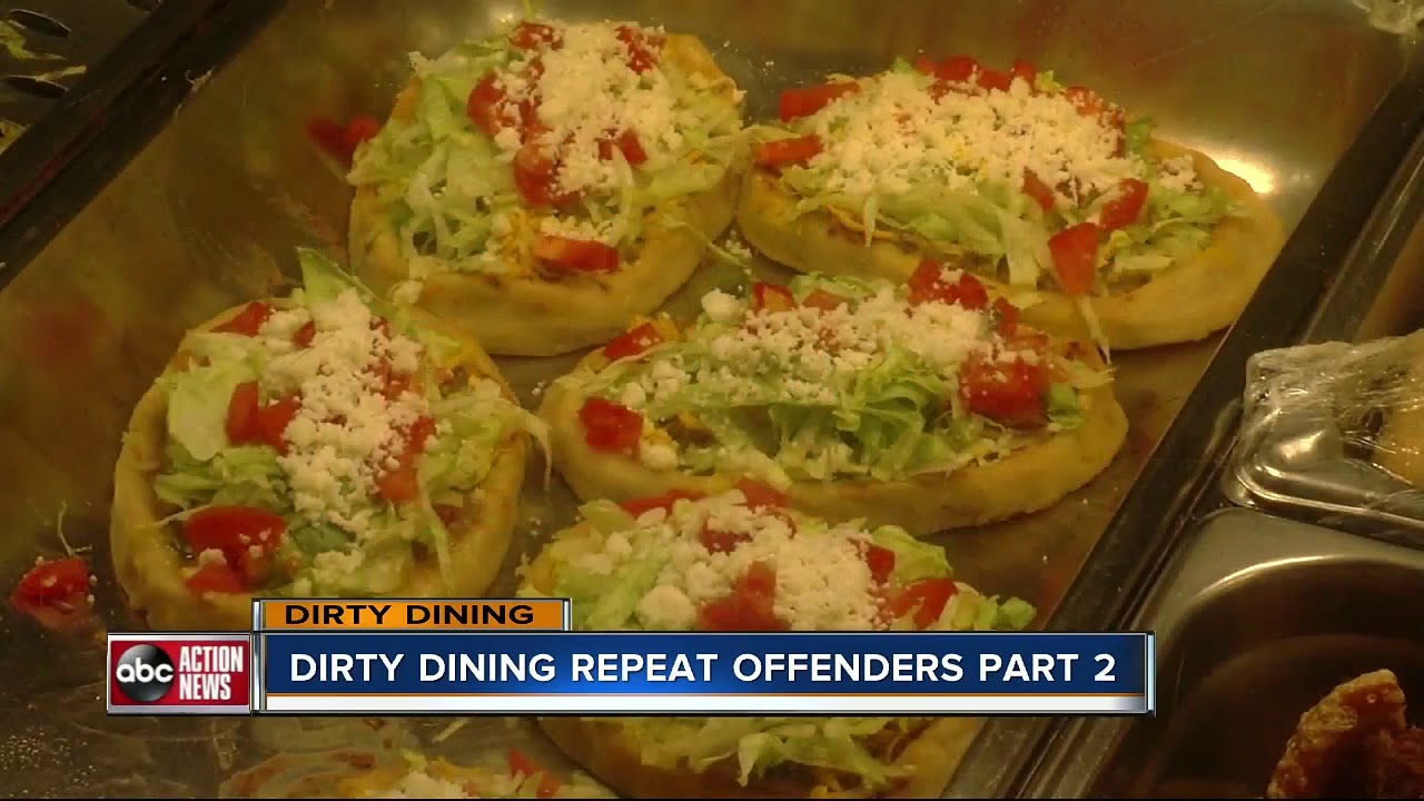 Dirty Dining: 17 Restaurants temporarily closed by inspectors 2-4 times for roaches in the kitchen
