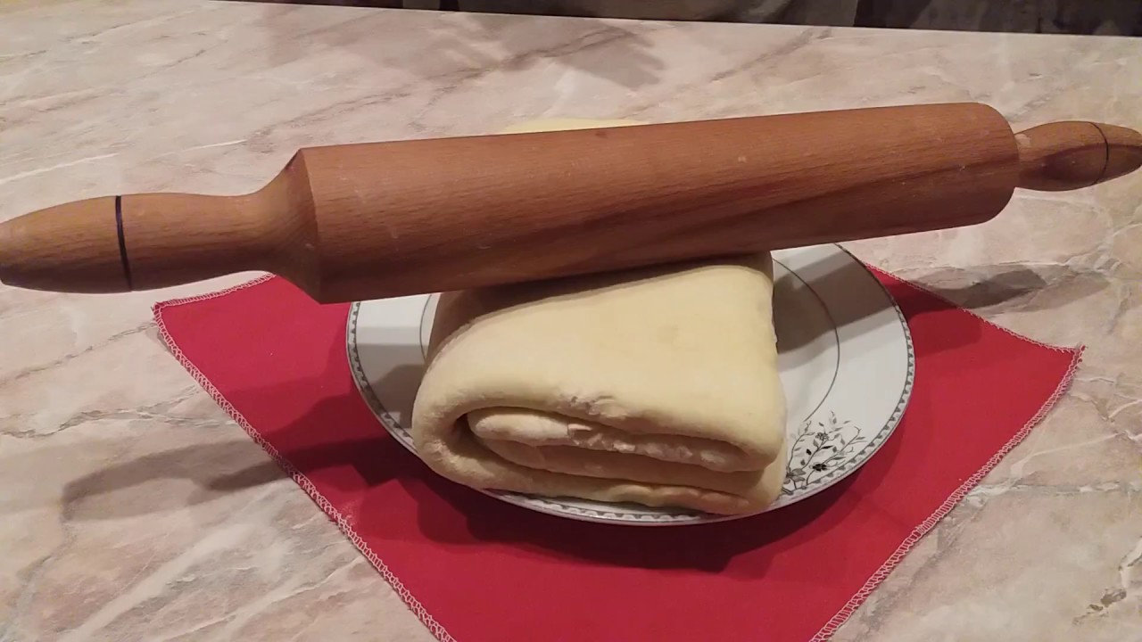 Aqizda ovulan qat-qat xəmir. Пресное слоёное тесто. Milfoy hamuru nasil yapilir. Puff pastry recipe