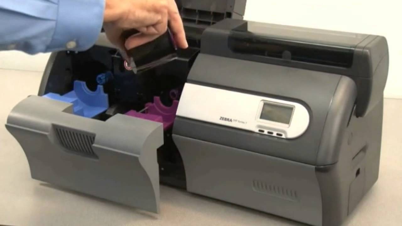 Zebra ZXP Series 7 ID Card Printer - How to Load Ribbons