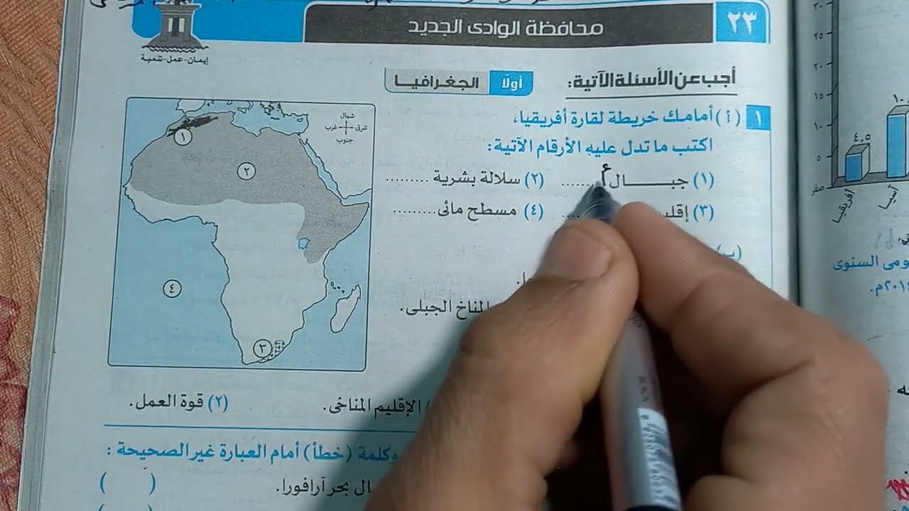 حل محافظة رقم 23و24 امتحان الوادى الجديد وجنوب سيناء دراسات 3 ع ترم 1 من كتاب الامتحان 2025