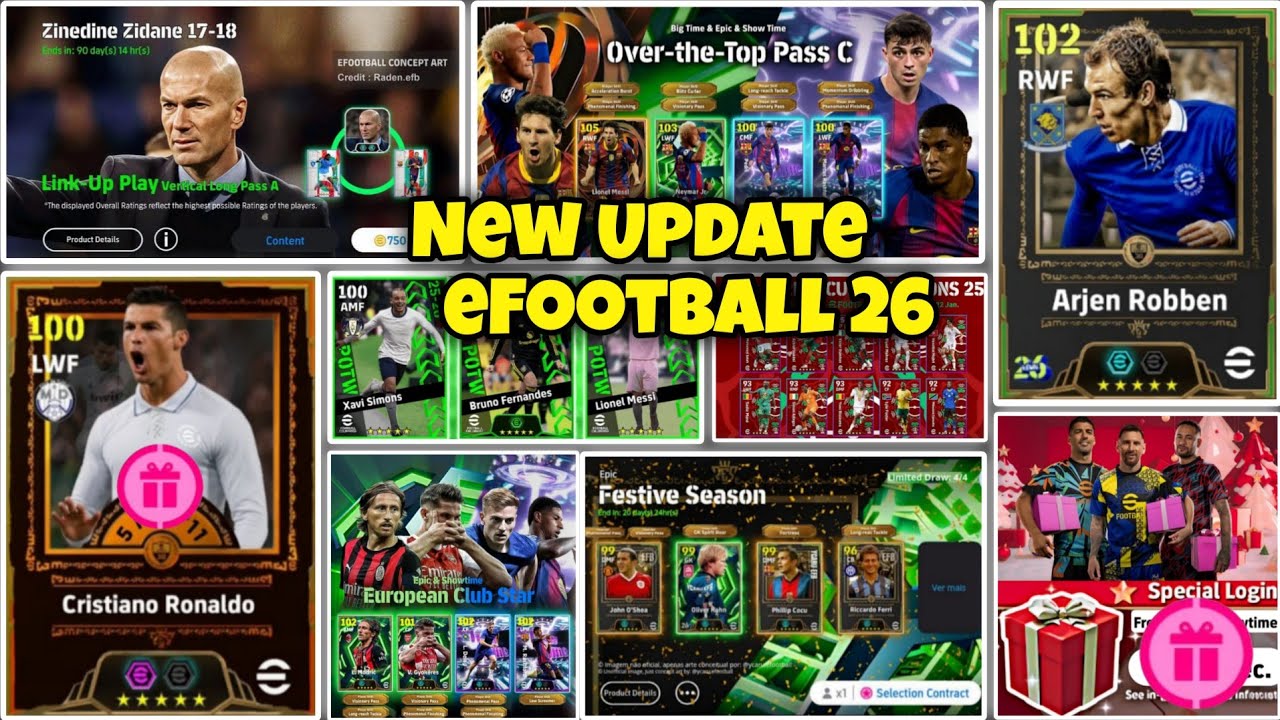 eFootball™2026 Mobile Biggest Update😍🔥! Upcoming New Epic & Showtime Pack, Free Rewards & Free Coins