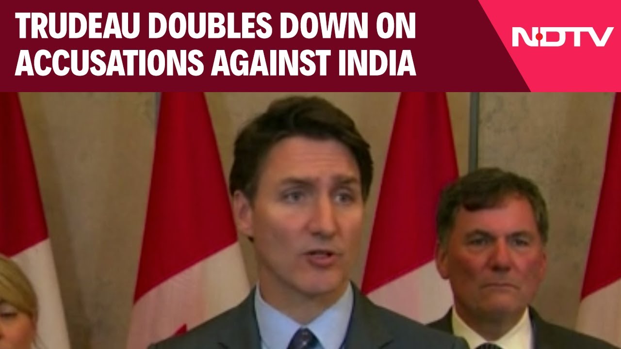 Justin Trudeau LIVE | India Canada Relations | Trudeau Doubles Down After Diplomatic Showdown
