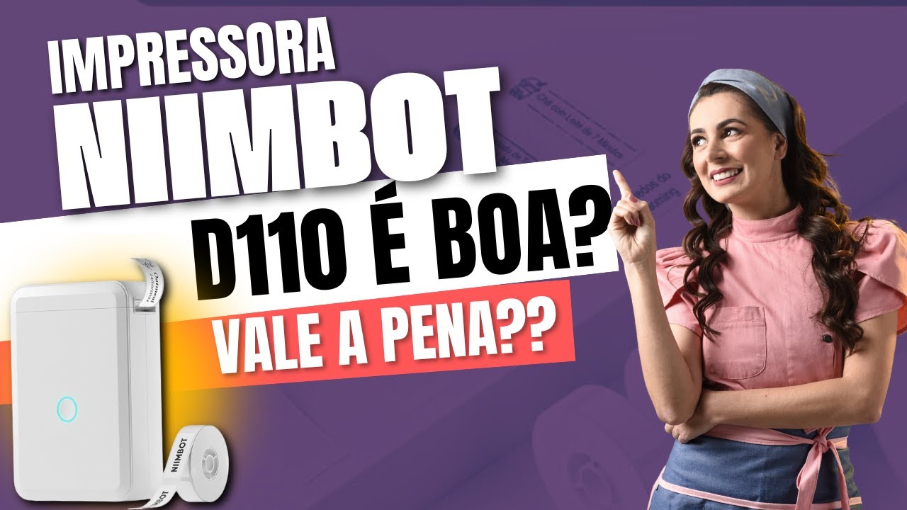 COMO USAR A IMPRESSORA NIIMBOT D110 | Instalação, Configuração e Impressão Passo a Passo (2025)