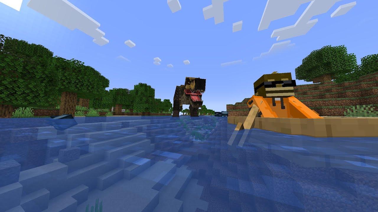I Survived Jurassic World Rebirth In MInecraft