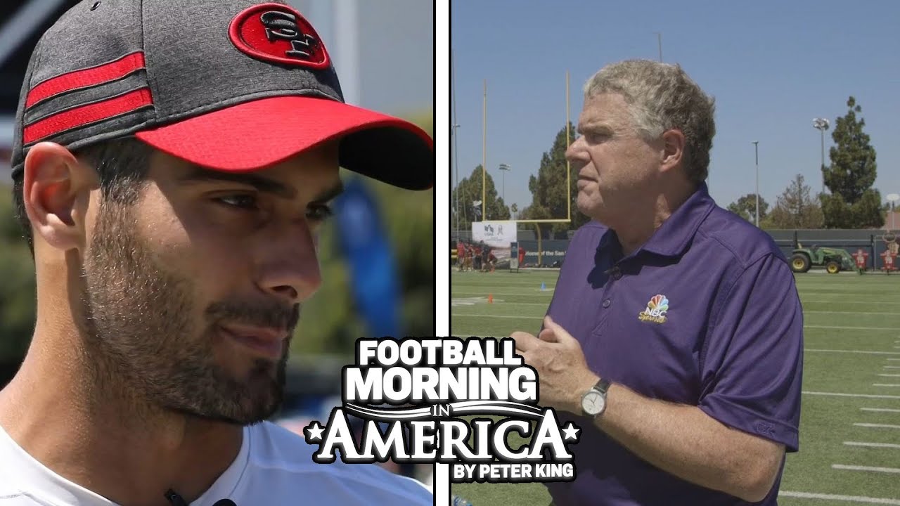 Jimmy Garoppolo couldn't be happier with health of knee (FULL INTERVIEW) | NBC Sports