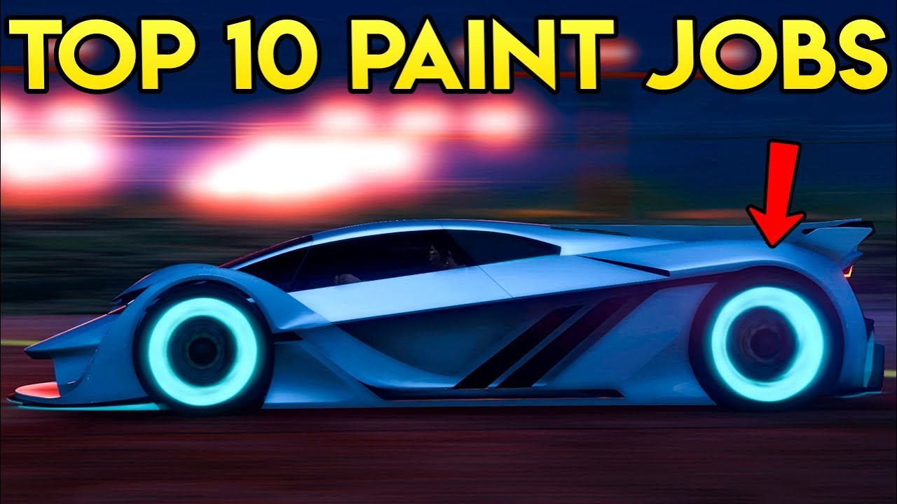 GTA Online - Top 10 AWESOME Paint Jobs for the Pegassi Tezeract & Vapid Ellie