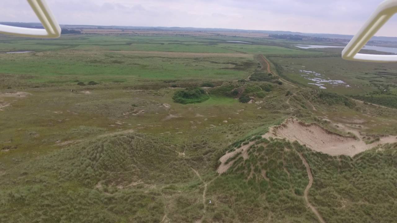 DJI Phantom 3, Burnham Overy Staithe beach, North Norfolk