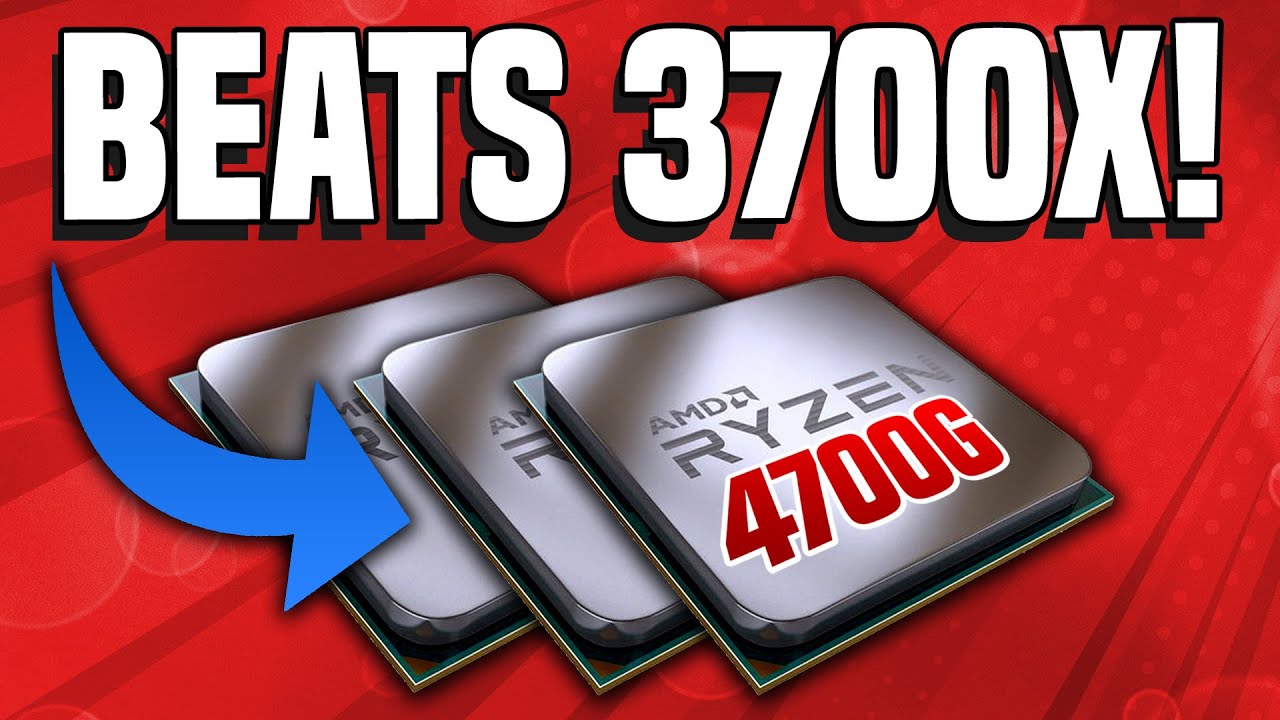 Desktop Ryzen 7 4700G APU BEATS 3700X! Specs, Release Date, Performance + Price!
