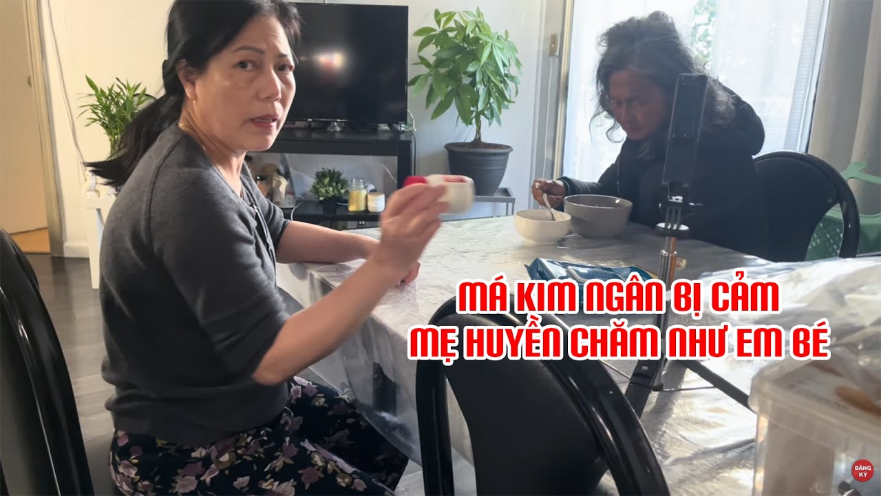 Dễ thương! Má Kim Ngân bị bệnh không đi chơi, Mẹ Huyền chăm sóc như em bé | TUẤN YẾN OFFICIAL