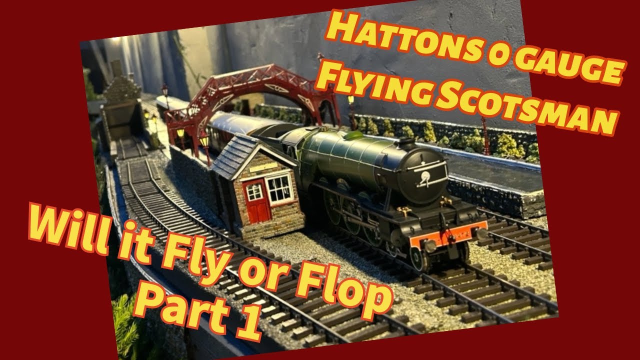 Flying Scotsman 0 gauge, Testing on Hawthorn Hedge Garden Railway.