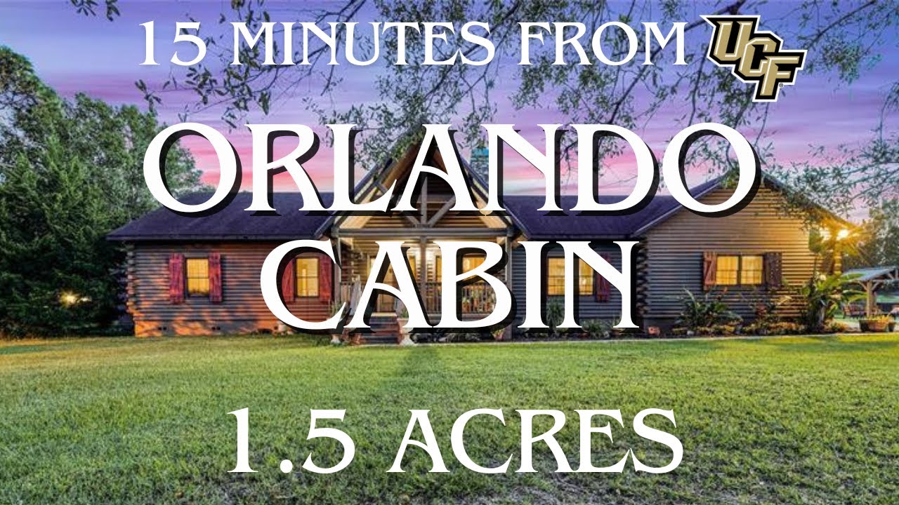 HUGE Cabin in Orlando for $560k!! | 1.5 Acres of Land | Minutes from UCF