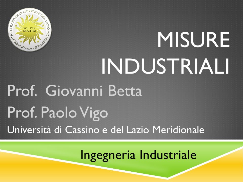 Misure Lezione 17a