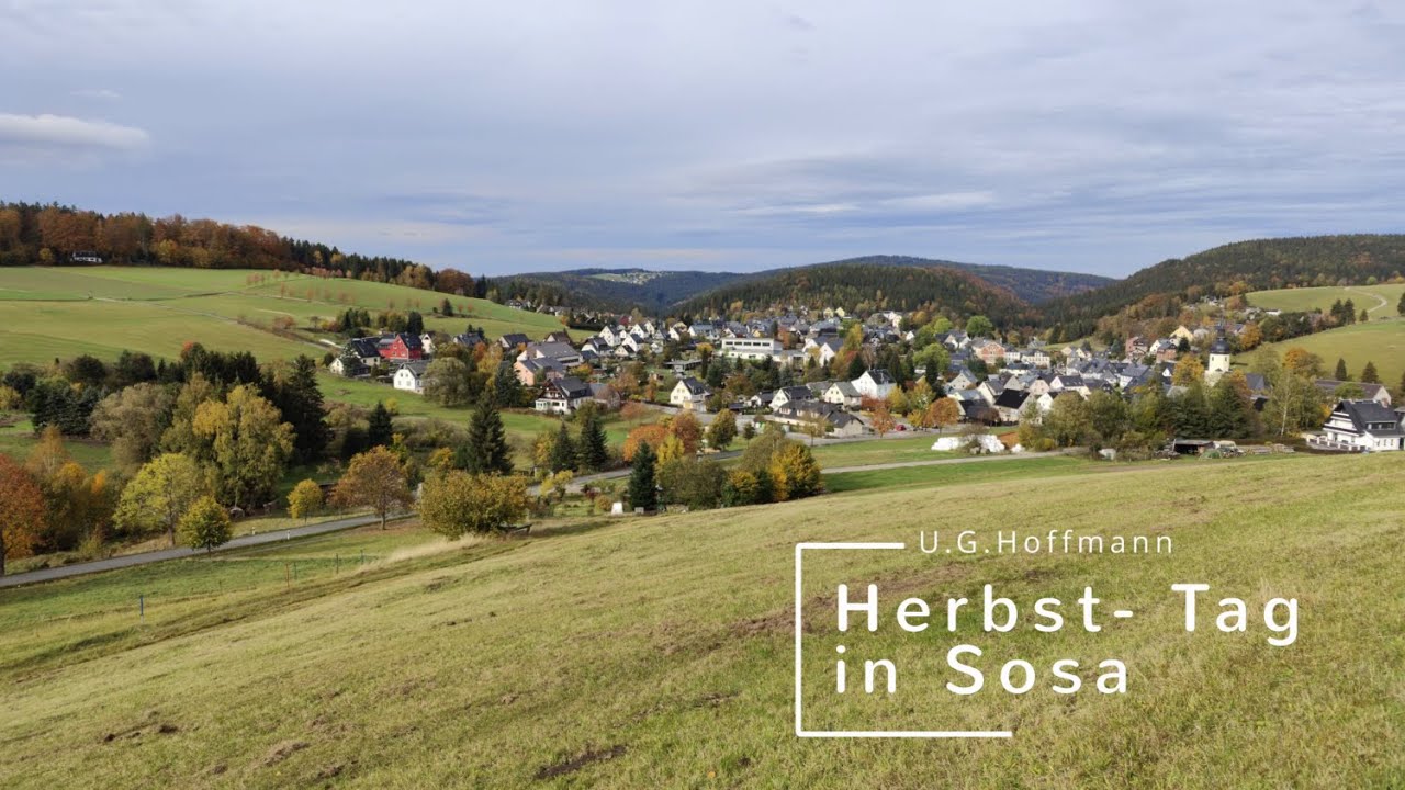 Wunderschöner Herbsttag in Sosa (Ortsteil von Eibenstock)