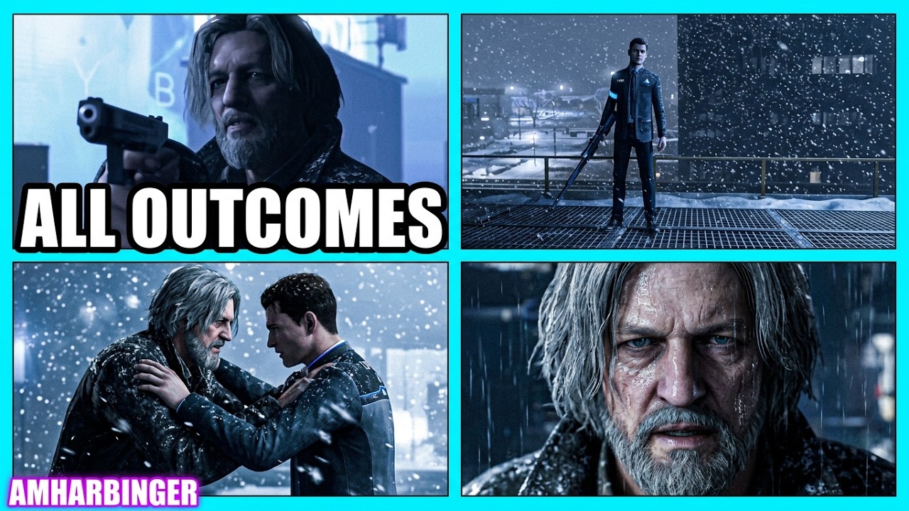 Detroit: Become Human — Хэнк против Коннора. Все исходы