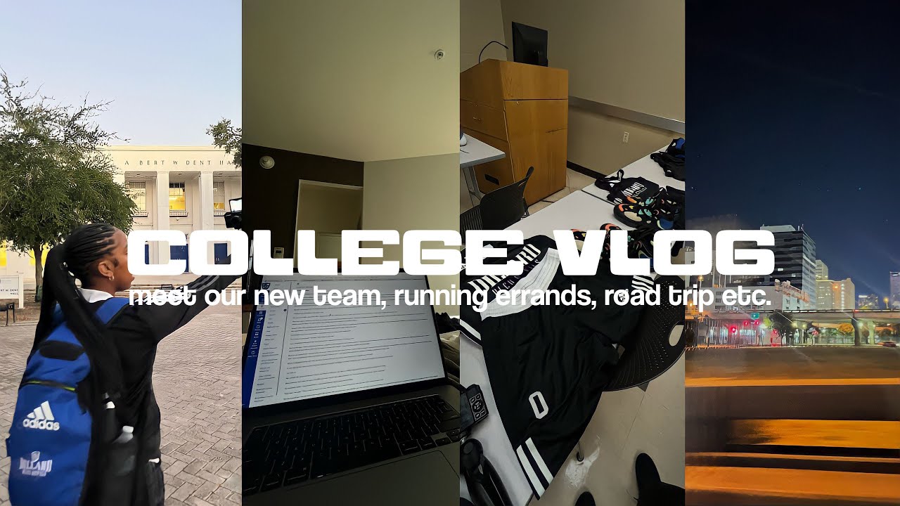 VLOG: a day in our life as college student athletes (game day edition)
