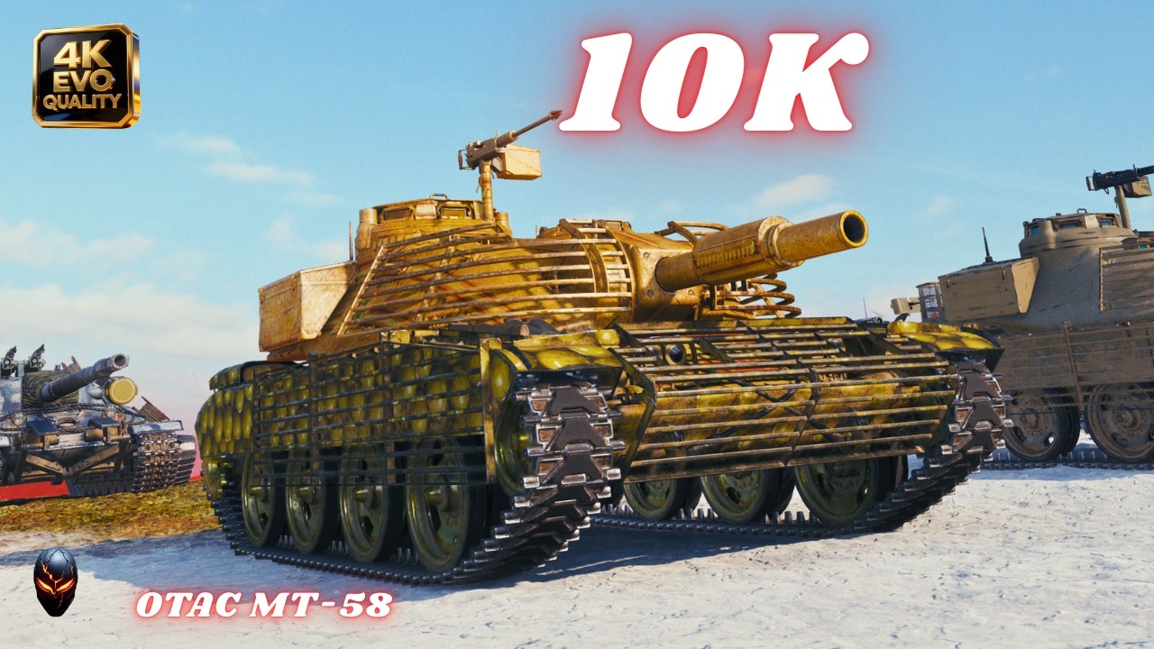 OTAC MT-58  10K Damage 9 Kills & OTAC MT-58  9.6K Damage 6 Kills  World of Tanks #wot