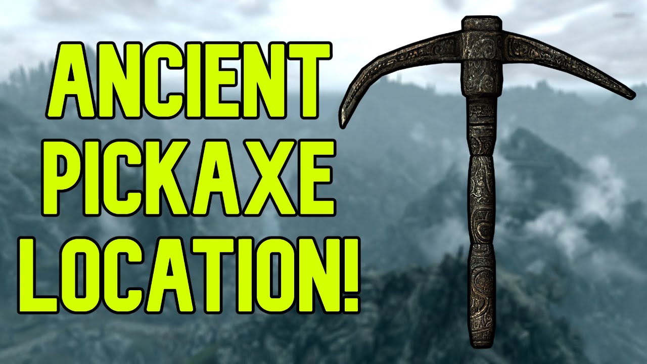 How To Get An Ancient Nord Pickaxe! - Skyrim
