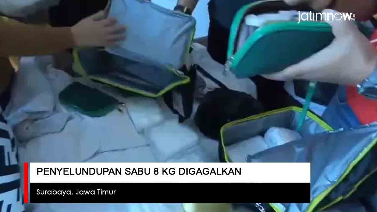 Penyelundupan 8 Kg Sabu Digagalkan di Surabaya