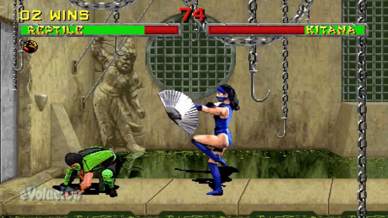 Mortal Kombat II (Аркада) Рептилия (60 кадров в секунду)