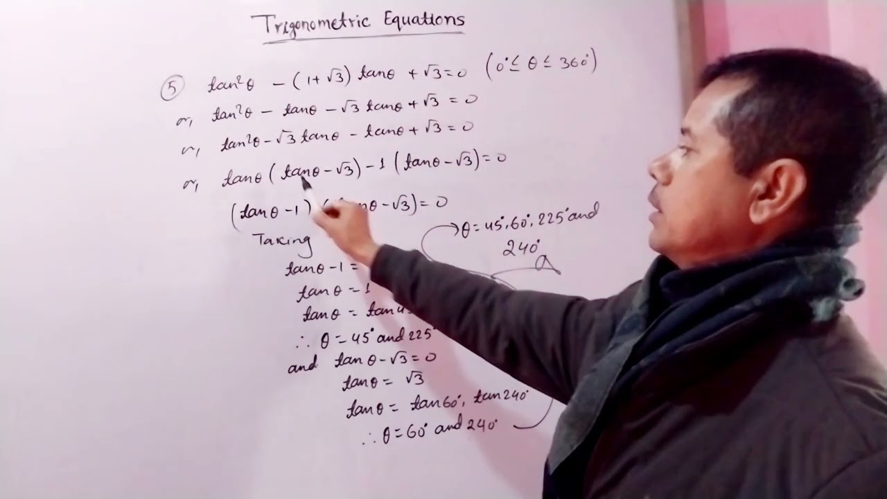 Trigonometric Equation Conditional Trigonometric Equation