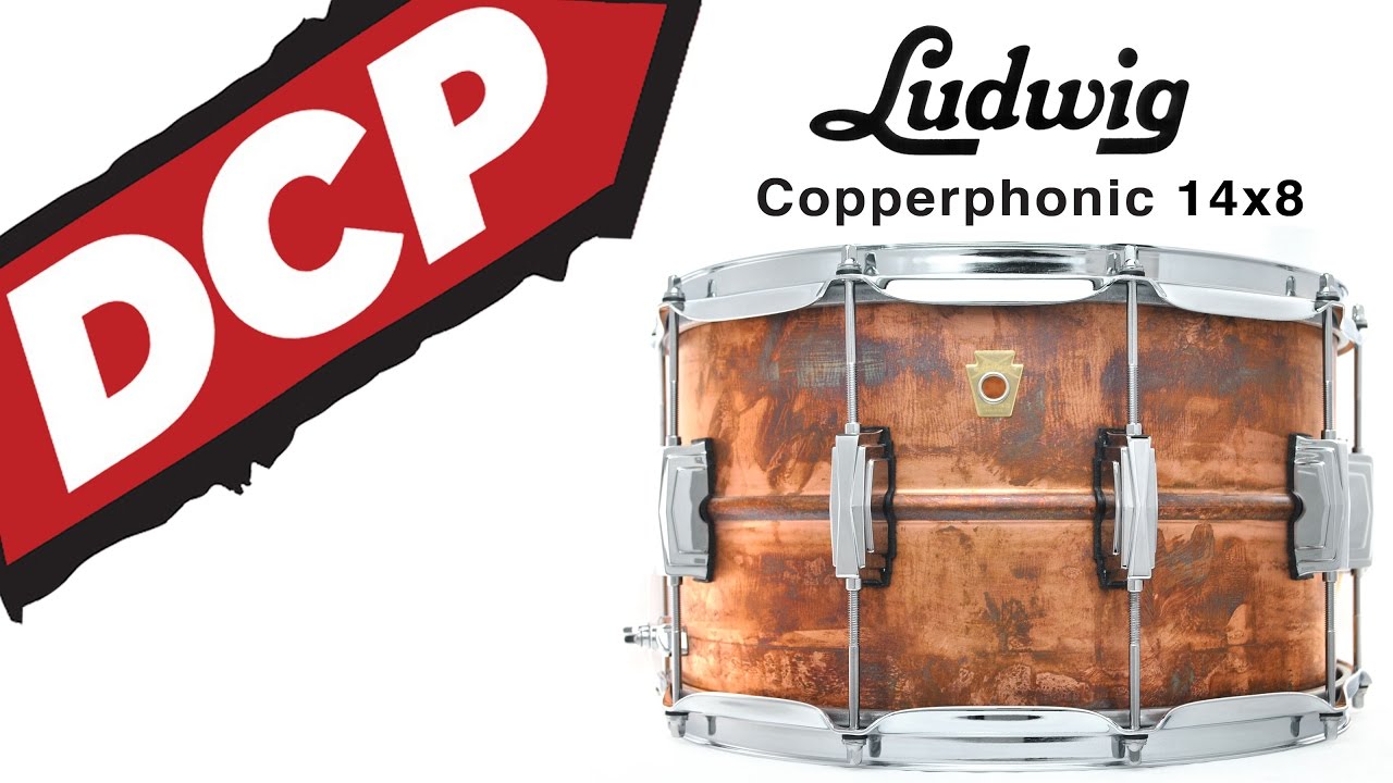 Ludwig Copperphonic Snare Drum 14x8 - Video Demo