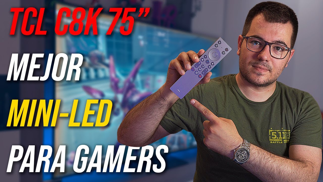 TCL C8K 📺 Un CINE en el SALÓN de casa 💺 La mejor TV QD-Mini LED para CINÉFILOS y GAMERS de 2025 🚀