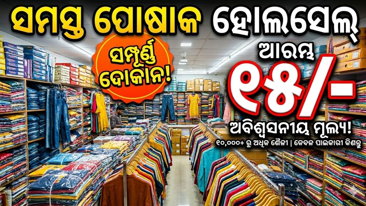 ବ୍ୟବସାୟ ଧାରଣା | All Types Garments Supplier Odisha | Low Price Collection | Garments Business Odisha