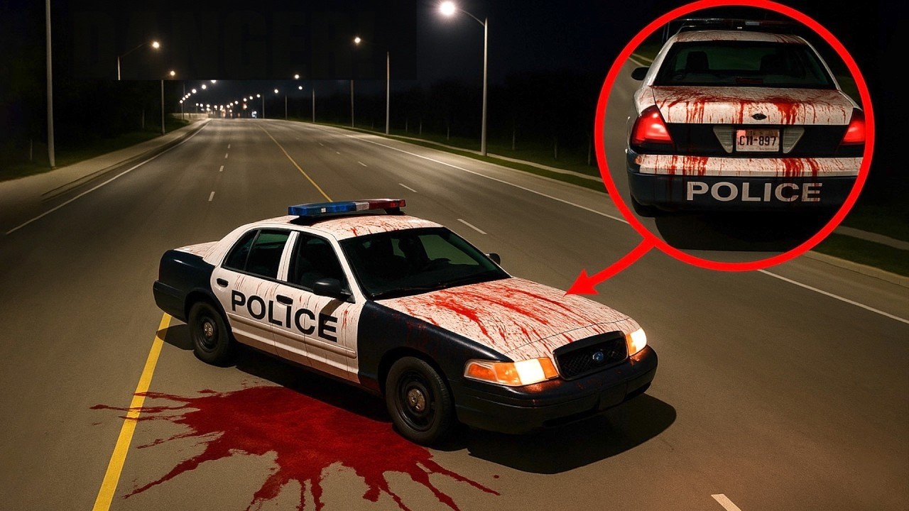If you ever see this Haunted Ghostly Police Car, RUN AWAY FAST!