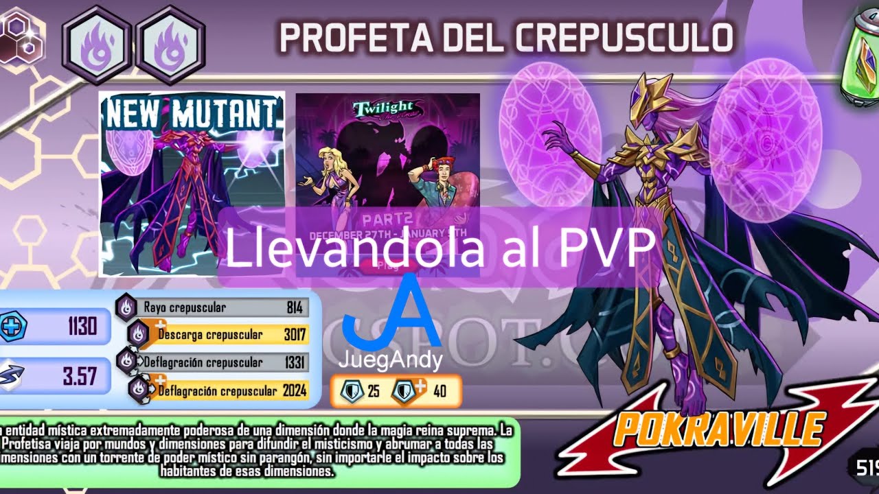 Probando hasta 3 Dama del Crepusculo, Mutants Genetic Gladiators, Mgg.