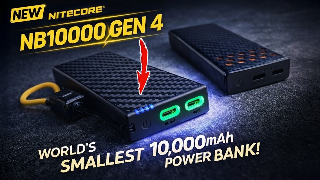 The Smallest 10,000mAh Power Bank Just Got Better | Nitecore NB10000 Gen 4