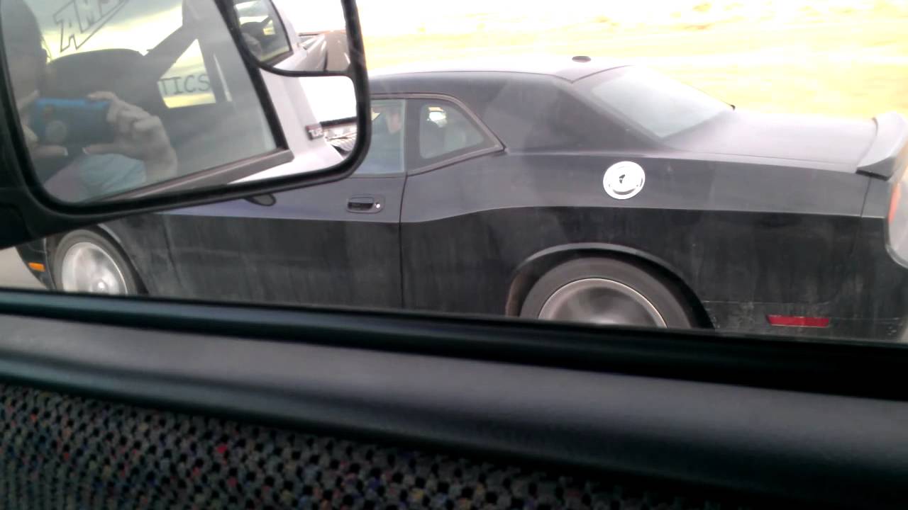 Cummins vs hemi challenger 70mph roll
