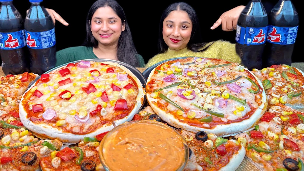 Pizza🍕Feast Eating Challenge with Thumbs Up| Pizza Challenge with Funny Punishment 