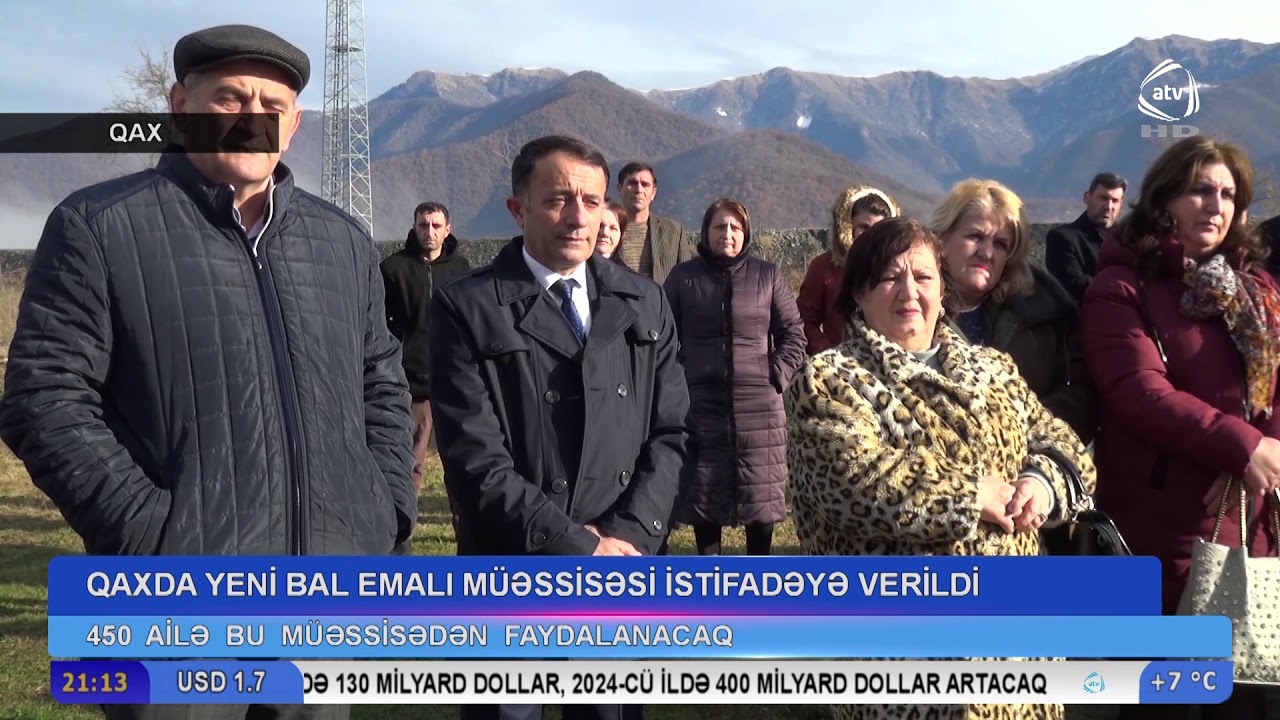 Qaxın Ləkit kəndində bal emalı m&uuml;əssisəsi istifadəyə verilib