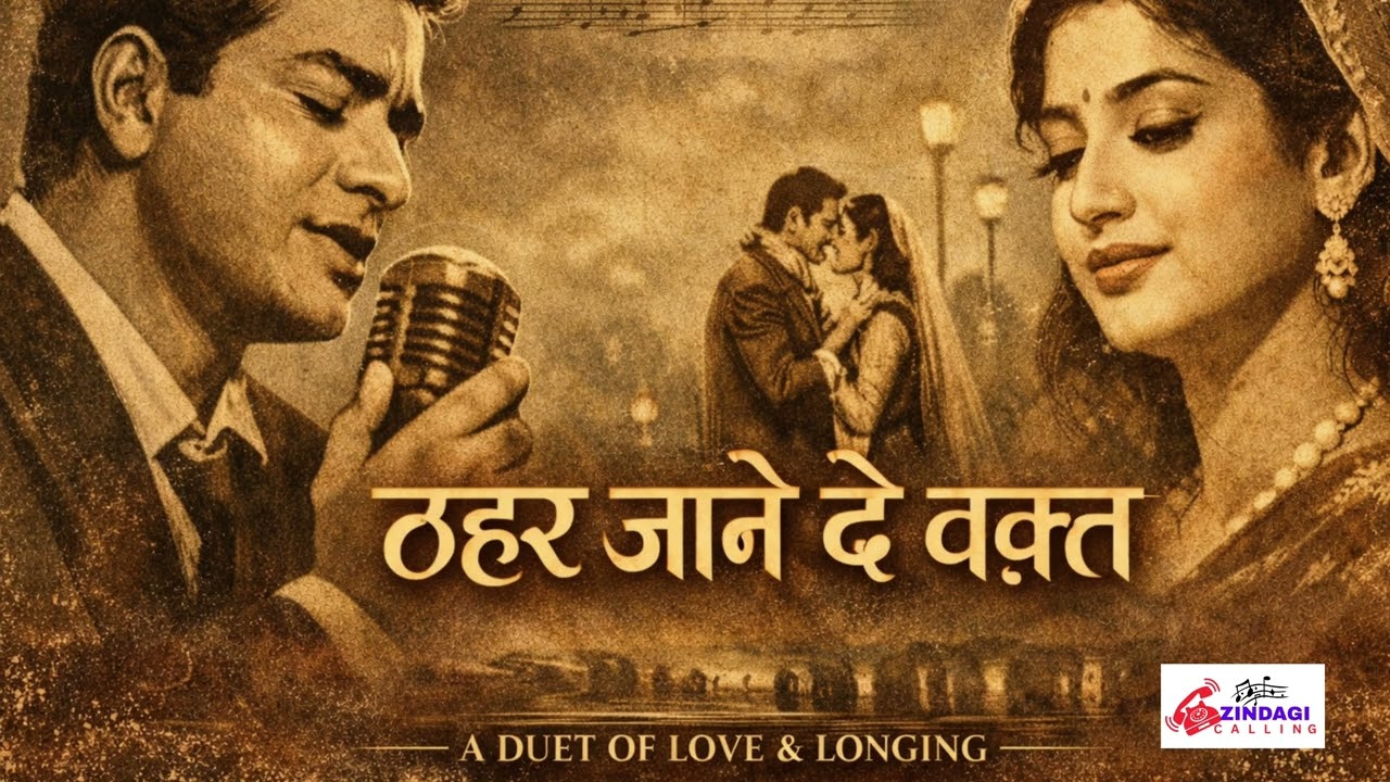 ठहर जाने दे वक़्त | Classic Orchestral Duet | Timeless 60s Bollywood Feel