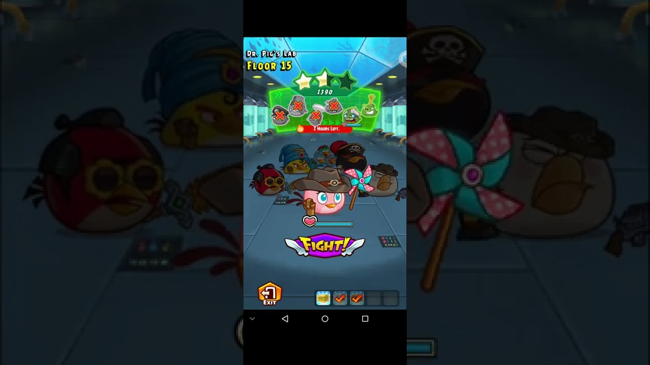 Angry Birds Fight Reboot Dr Pig Lab (Floor 15) Completed #6