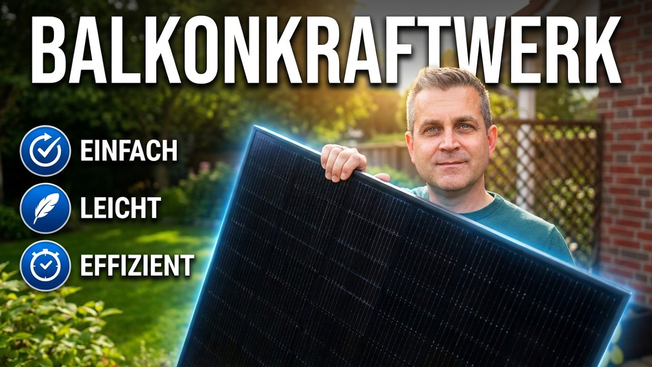 𝙎𝙤 𝙚𝙞𝙣𝙛𝙖𝙘𝙝 𝙨𝙚𝙣𝙠𝙨𝙩 𝙙𝙪 𝙙𝙚𝙞𝙣𝙚 𝙎𝙩𝙧𝙤𝙢𝙧𝙚𝙘𝙝𝙣𝙪𝙣𝙜 - Balkonkraftwerk Sunshare Ray