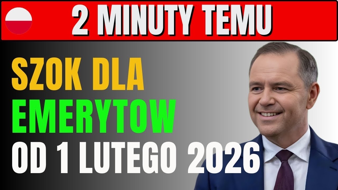 🔥 PILNE! ZUS wprowadza zmiany od 1 lutego 2026 – wcześniejsze wypłaty i ważne decyzje dla emerytów